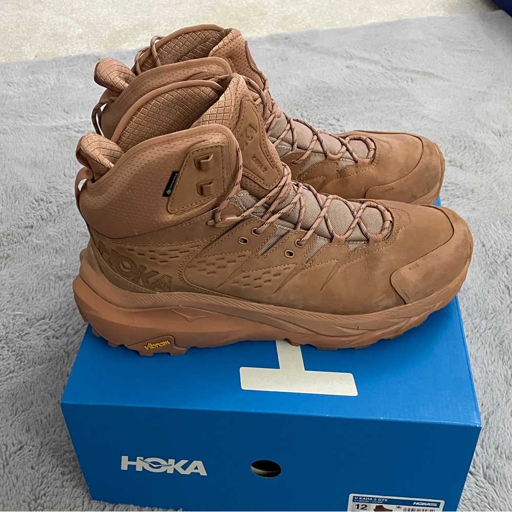 Hoka Brown Hiking Boots